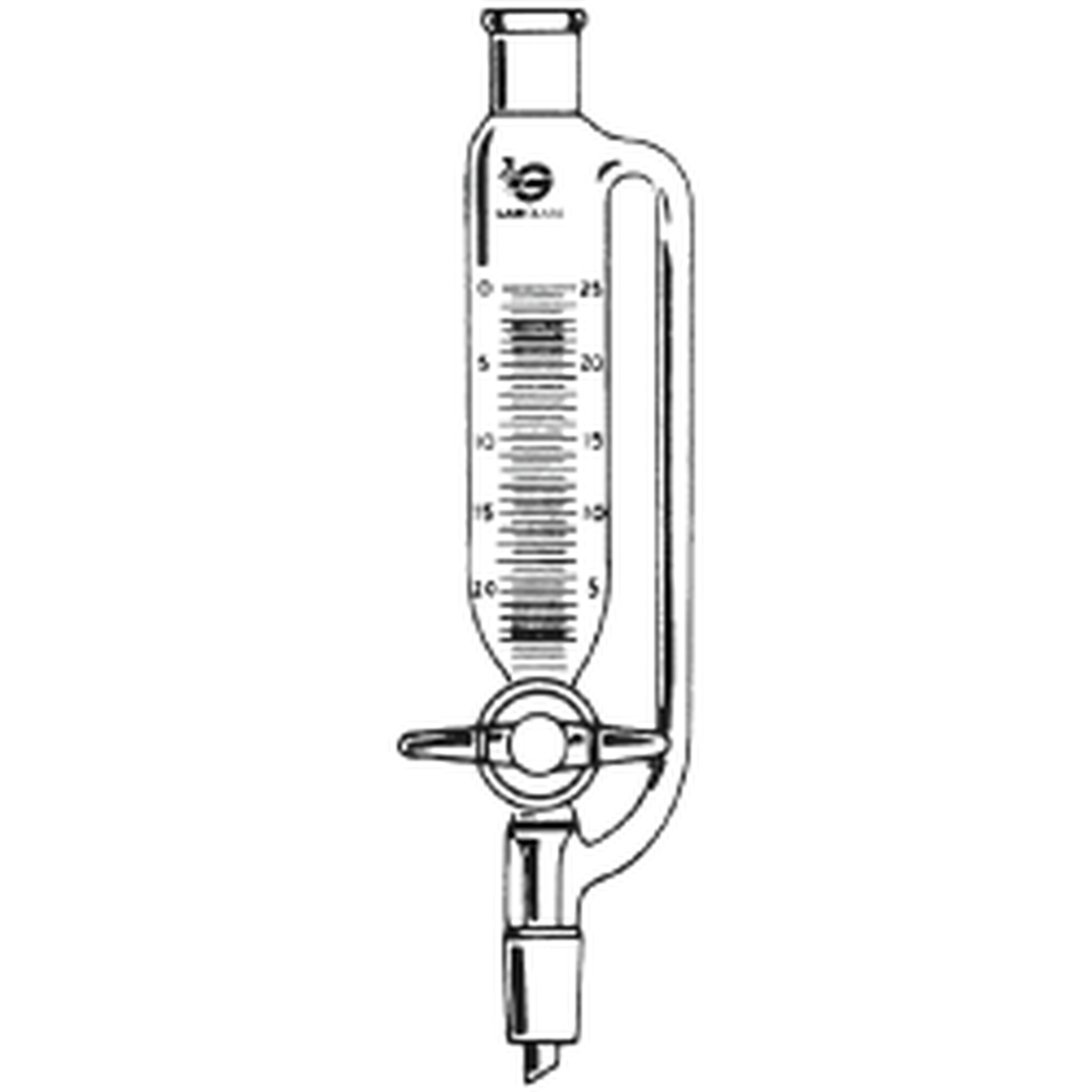 FUNNEL,ADD,25ML,14/20,W/STOPPER