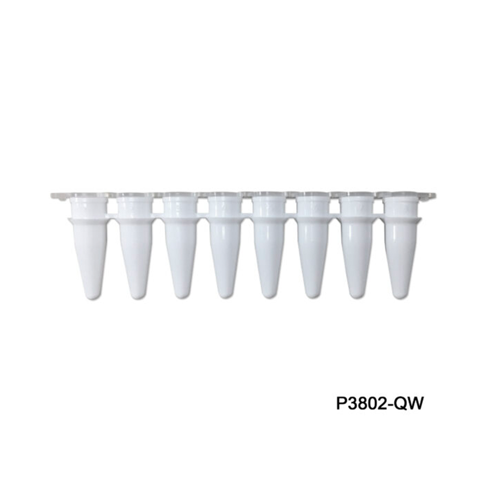 qPCR Strip Tubes, 0.2mL qPCR Strips WHITE tubes, 120/PK
