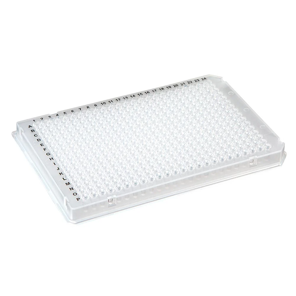 ROC 384-Well PCR Plate, A24/P24 Two Notch design (Roche-style), Clear - CS/100
