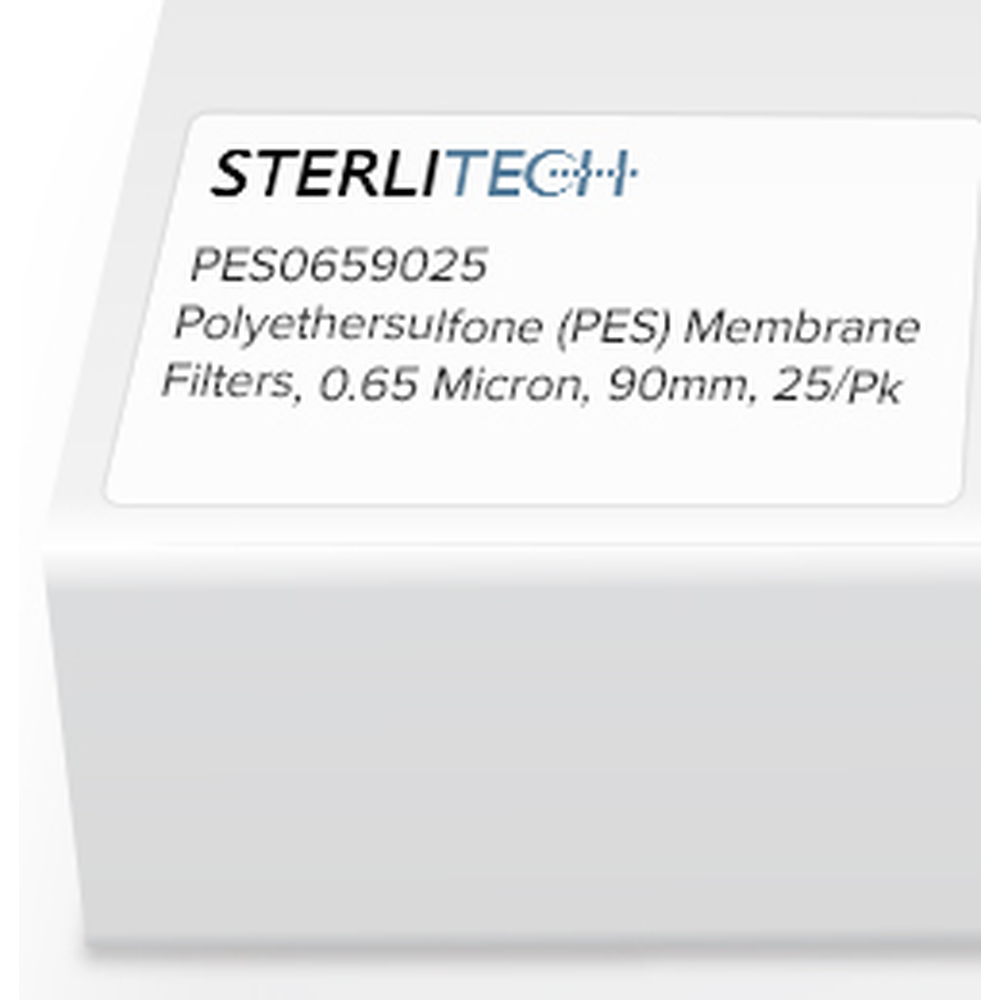 Polyethersulfone (PES) Membrane Filters, 0.65 Micron, 90mm, 25/Pk