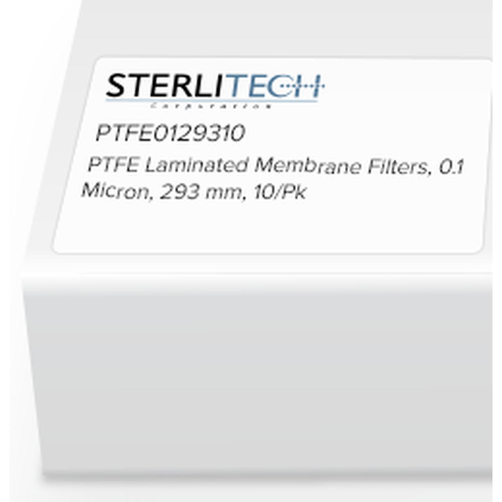 PTFE Laminated Membrane Filters, 0.1 Micron, 293mm, 10/Pk