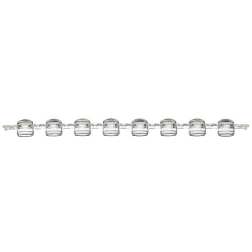 0.2mL 8-Strip Dome Caps, No Tubes, Natural - cs-1250