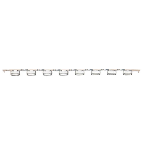 0.2mL 8-Strip Flat Caps, No Tubes, Optically-Clear for qPCR - PK/1