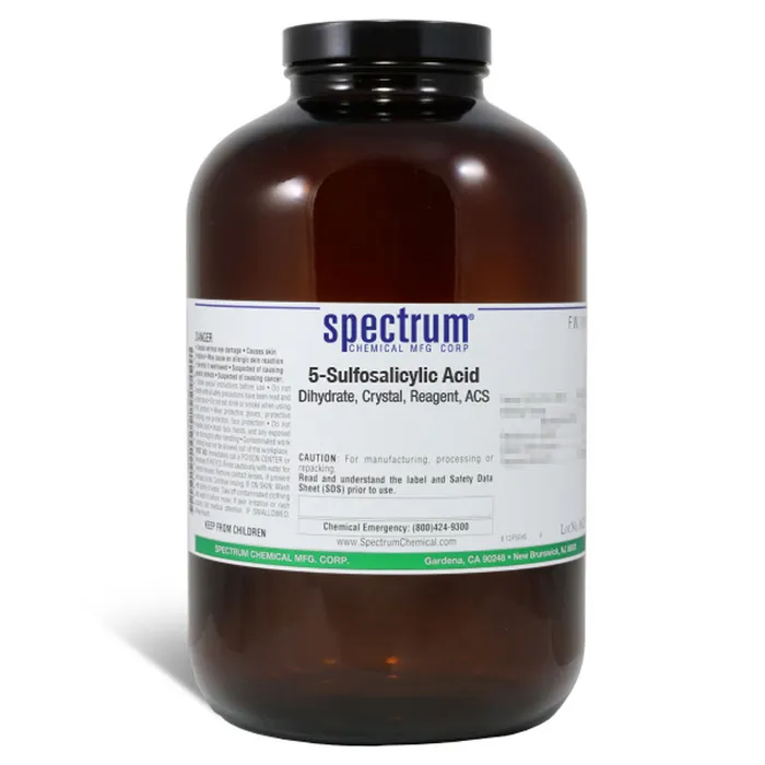 5-Sulfosalicylic Acid, Dihydrate, Crystal, Reagent, ACS - 2.5Kg