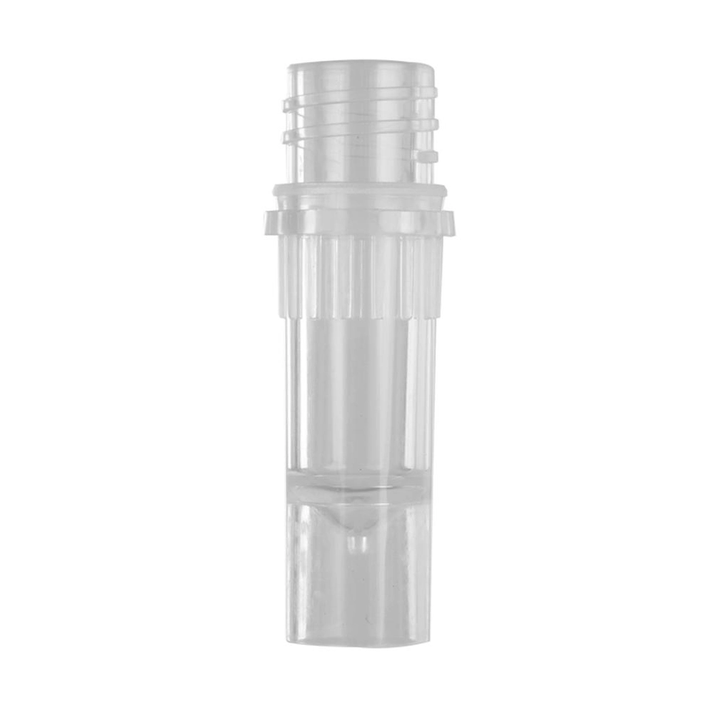 Axygen 0.5mL Self Standing Screw Cap Tubes Only, Polypropylene, Clear, Non-Sterile, 500 Tubes/Pack, 8 Packs/Case.