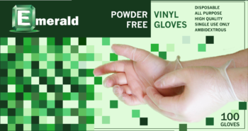 Shannon Powdered Vinyl 10-Pack, One, 100/Pk