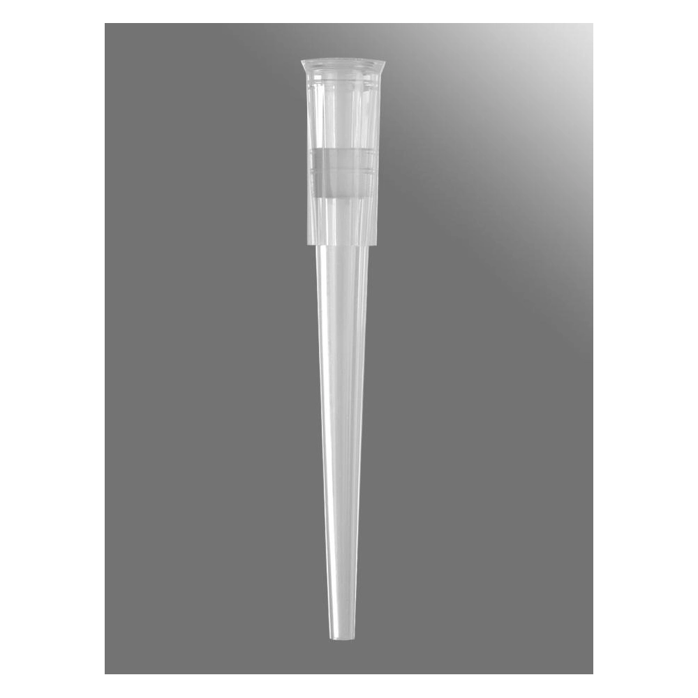 Axygen 200µL Universal Fit Filter Tips, Wide-Bore, Clear, Sterile, Rack Pack, 96 Tips/Rack, 10 Racks/Pack, 5 Packs/Case.