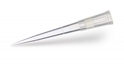 BioPointe Low Retention Racked Filter Barrier Pipette Tips, 200µl, New Style, Sterile, 960/CS