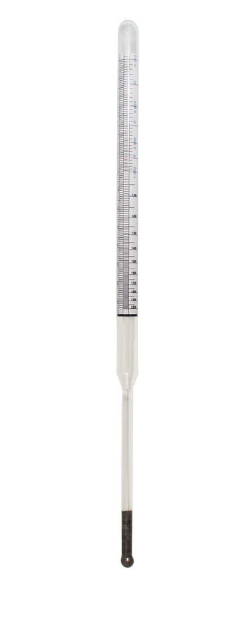 Universal Dual Scale Hydrometer, 0.700 to 2.000, 0 to 72 (High) / 70 to 10 (Low), EA/1