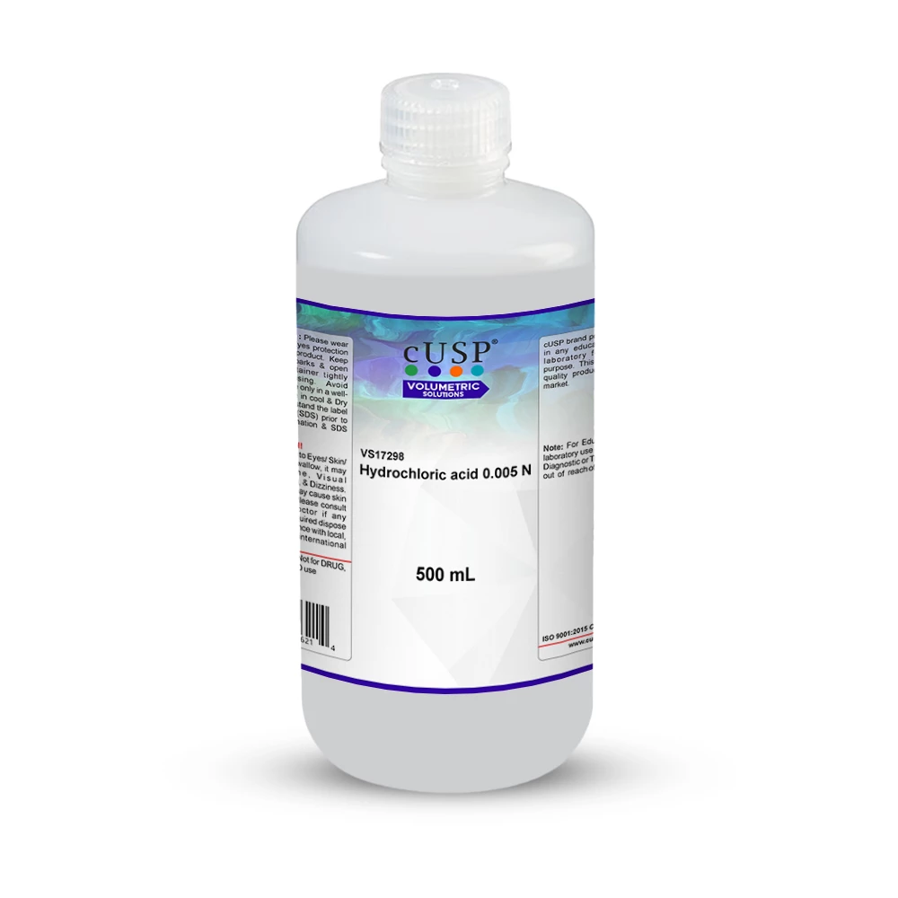 Hydrochloric acid 0.005 N