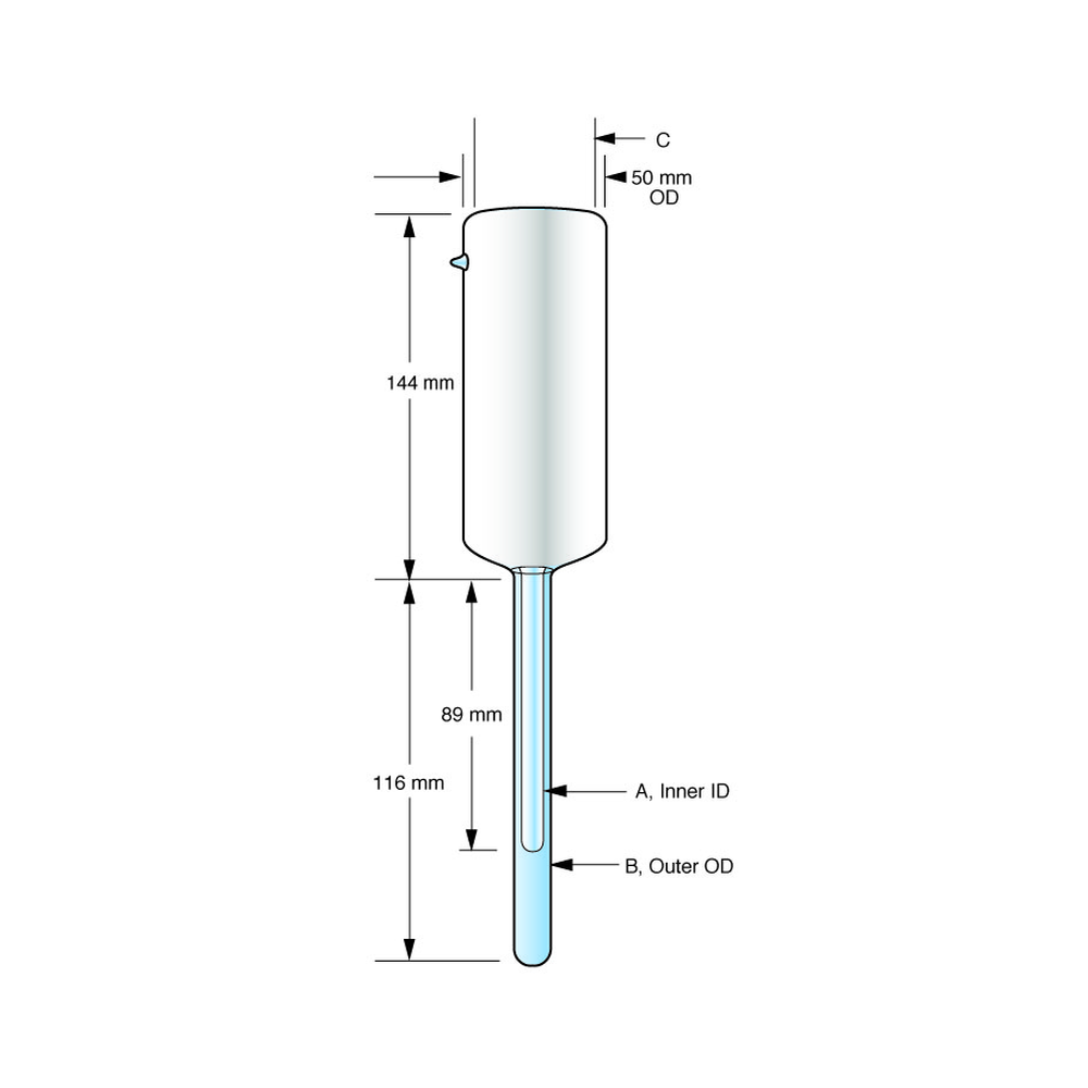 SUPRASIL NITROGEN DEWAR FLASK