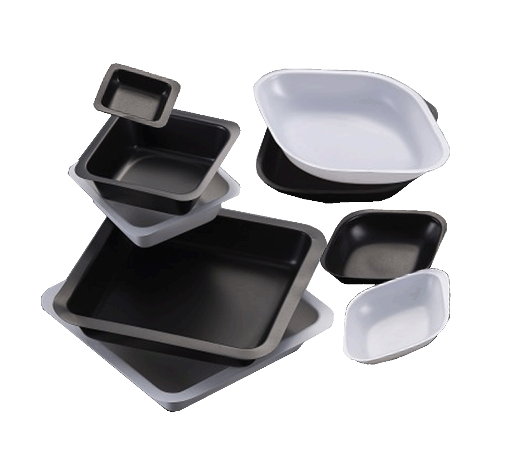 Weigh Boats, black 5ml 35 x 55mm, 500/PK