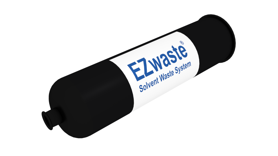 EZwaste® HPLC Solvent Waste System, XLarge Size Replacement Chemical Exhaust Filter, Activated Carbon, 1/EA