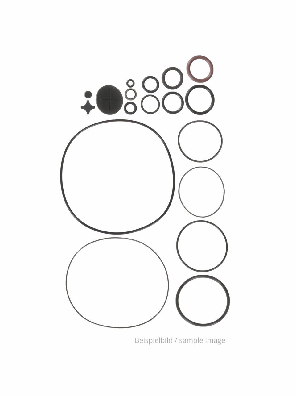 Set of diaphragms and valves for BVC Pro and Control