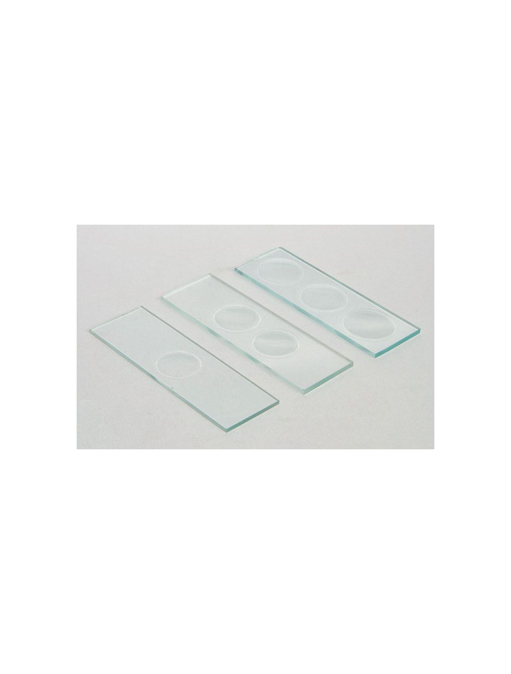 Concavity Slides, Glass, 3 Concavities, Pk/12