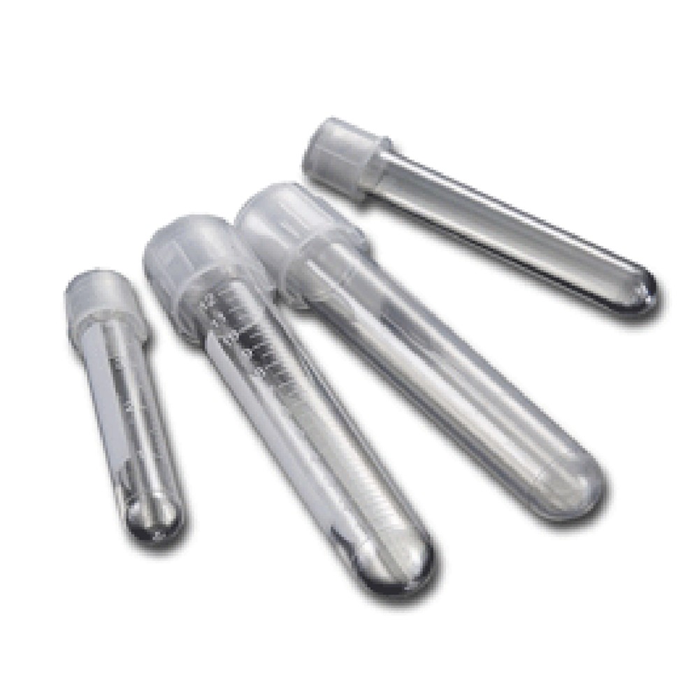 Culture Tubes,Tube 12 x 75mm PS w/cap 25/bag, 1000/CS