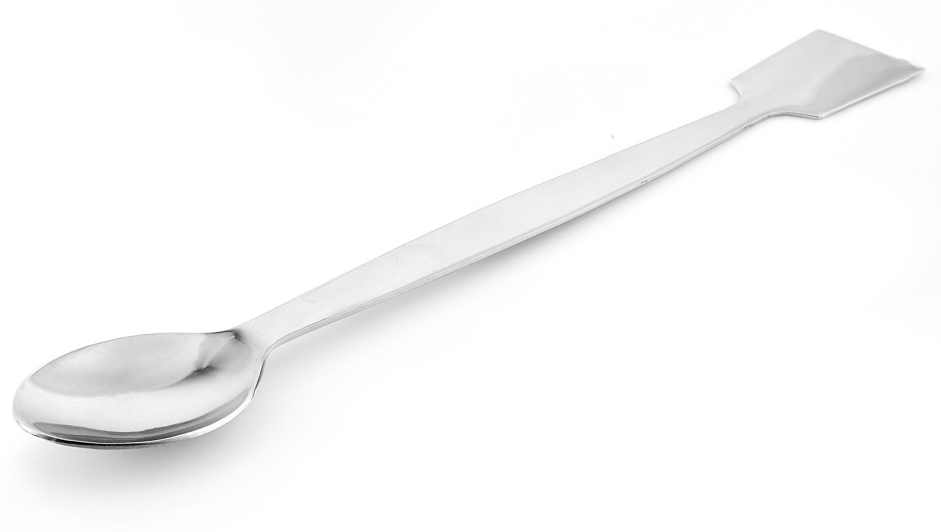 EZBio Stainless Steel Spoon Spatula, 304 SS, Steel Handle, 300 mm, 1/EA
