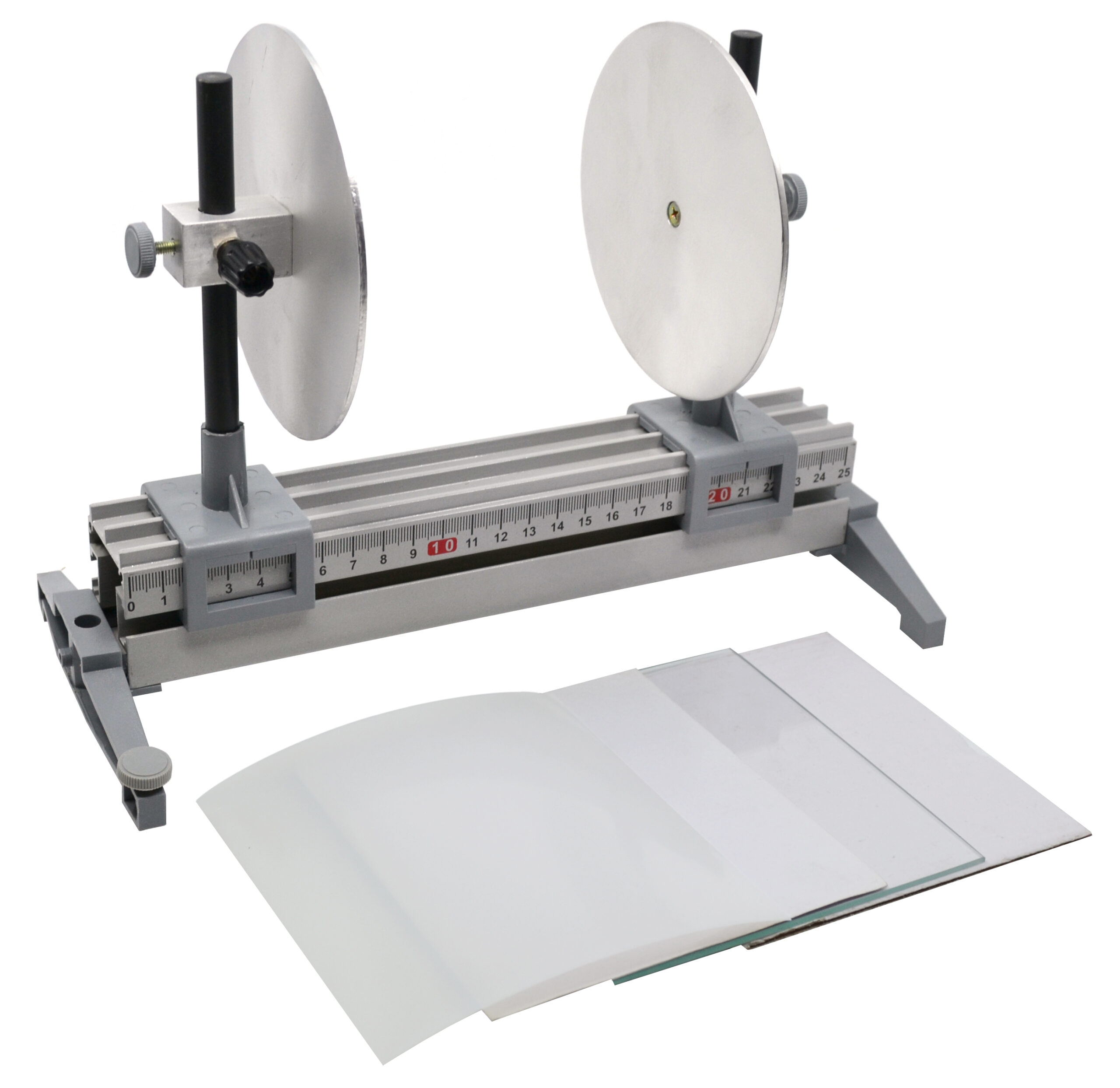Parallel Plate Capacitor Demonstration with Adjustable Distance and Height