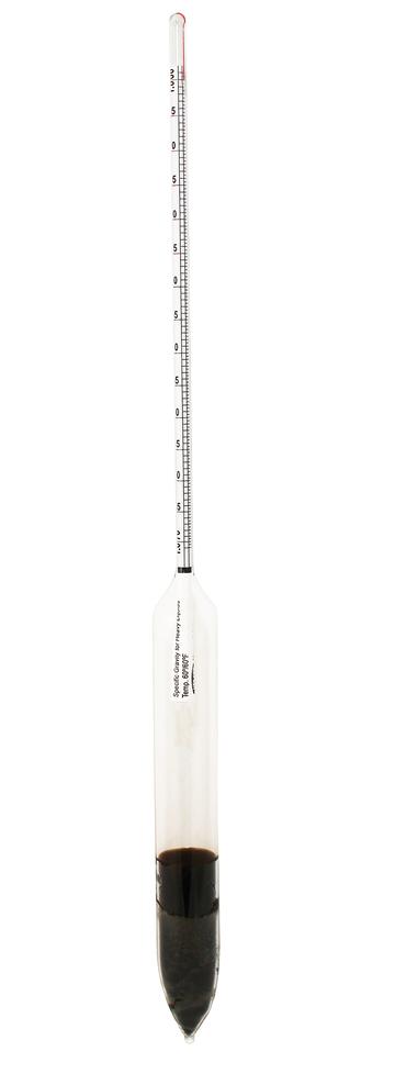 Specific Gravity Hydrometer Sub Div - 1.120 to 1.190 Sub Div 0.0005