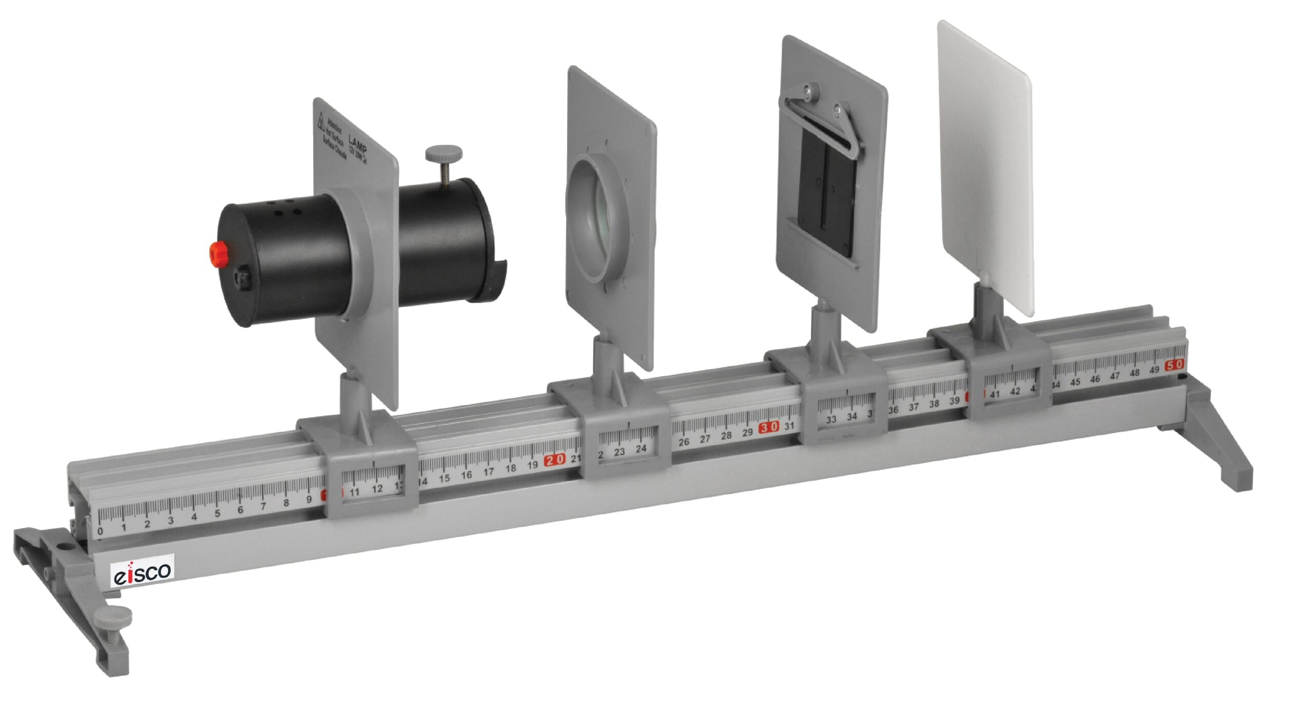Complete Optical Bench and Attachment Set, with 20 Lab Activities