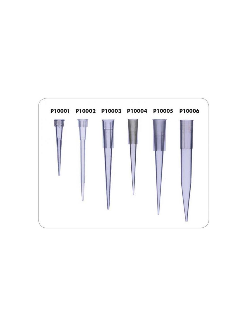 UNIVERSAL TIPS, LOW RETENTION, 0.2-10UL, NATURAL, GRADUATED, BULK PK/1000