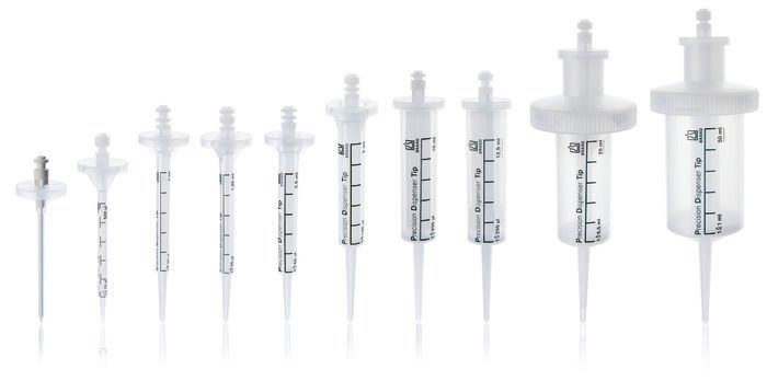 PD-Tips II, 5 ml, non-sterile, cylinder PP/piston PE-HD, type encoded, 100/PK