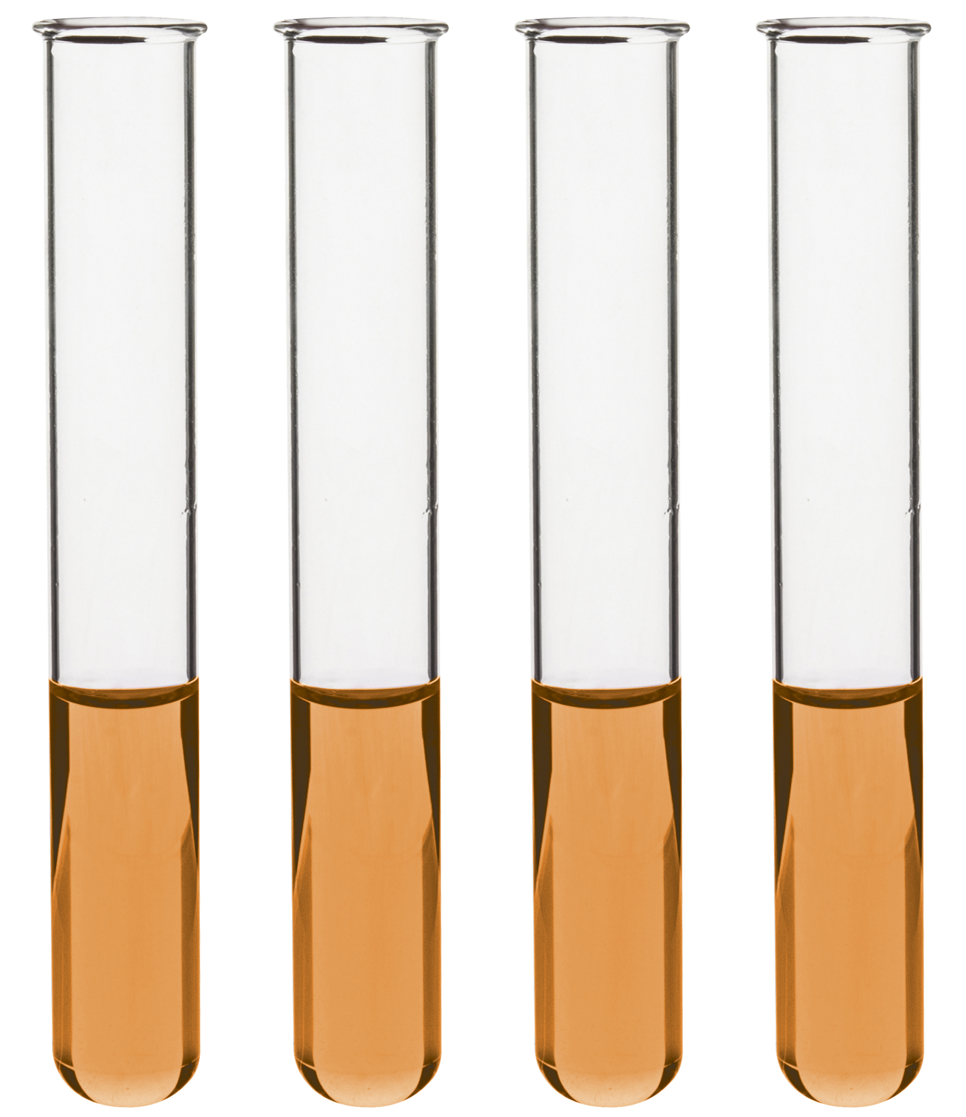 Test Tubes, 7ml - Borosilicate 3.3 Glass - 1mm Thick Walls, Beaded Rim - Superior Heat & Chemical Durability - 3" Tall, 0.5" Diameter, 48PK