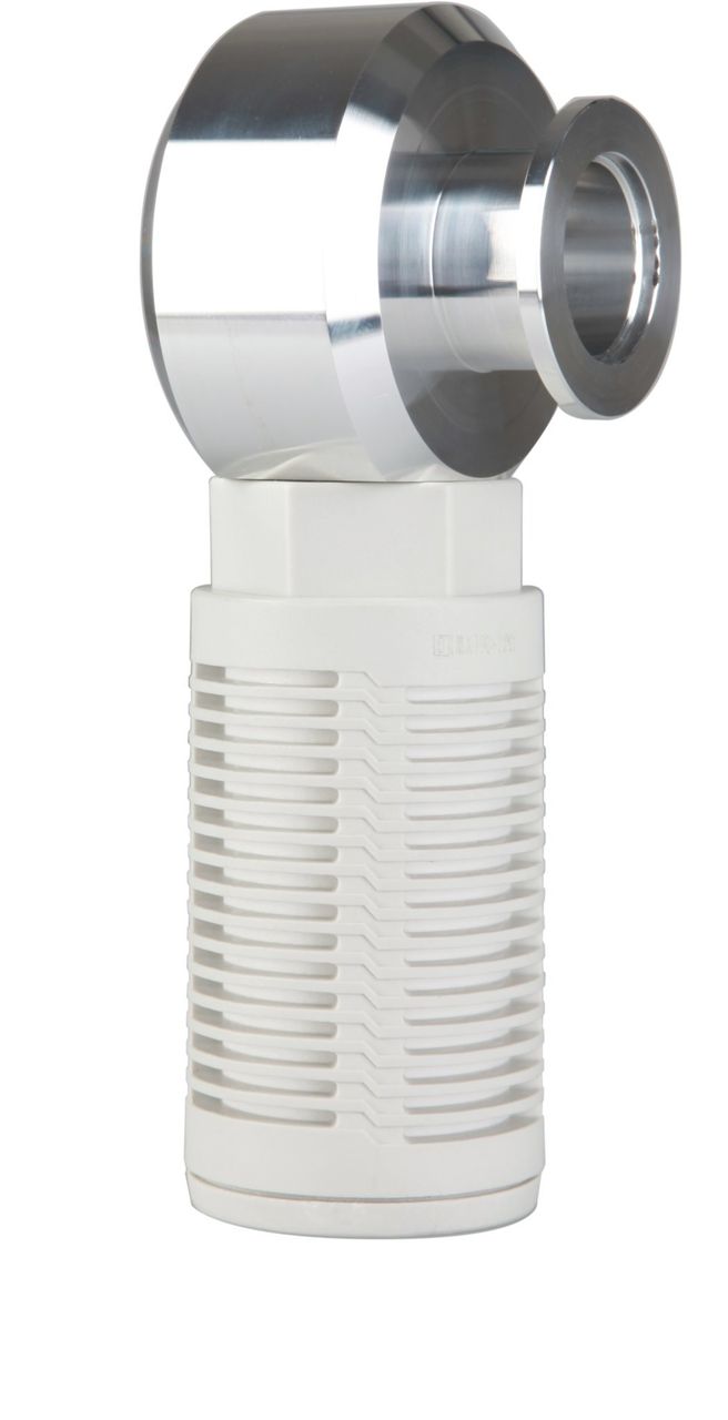 Silencer with 90 elbow, KF DN 25