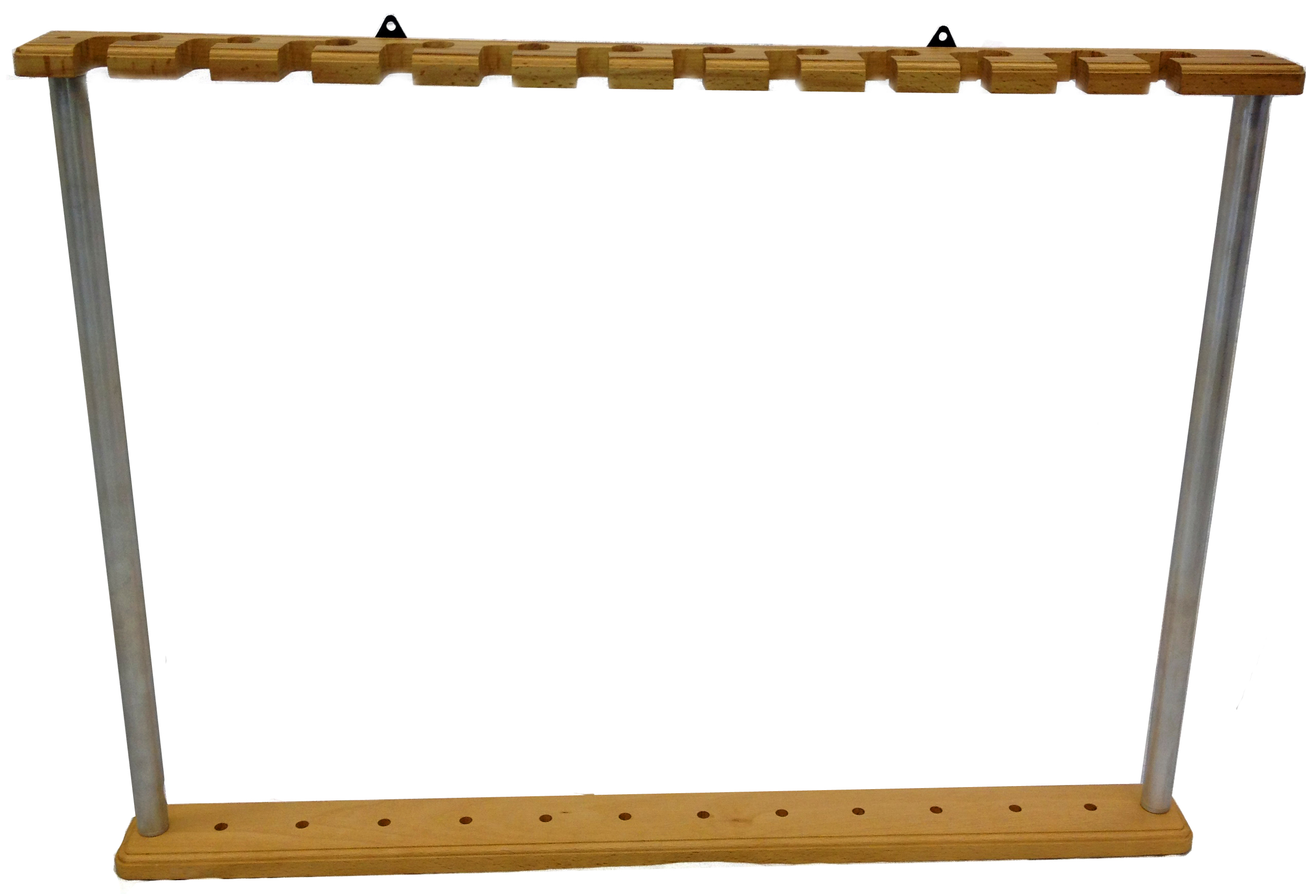 Buret Rack, Natural Wood, 12 Buret Capacity