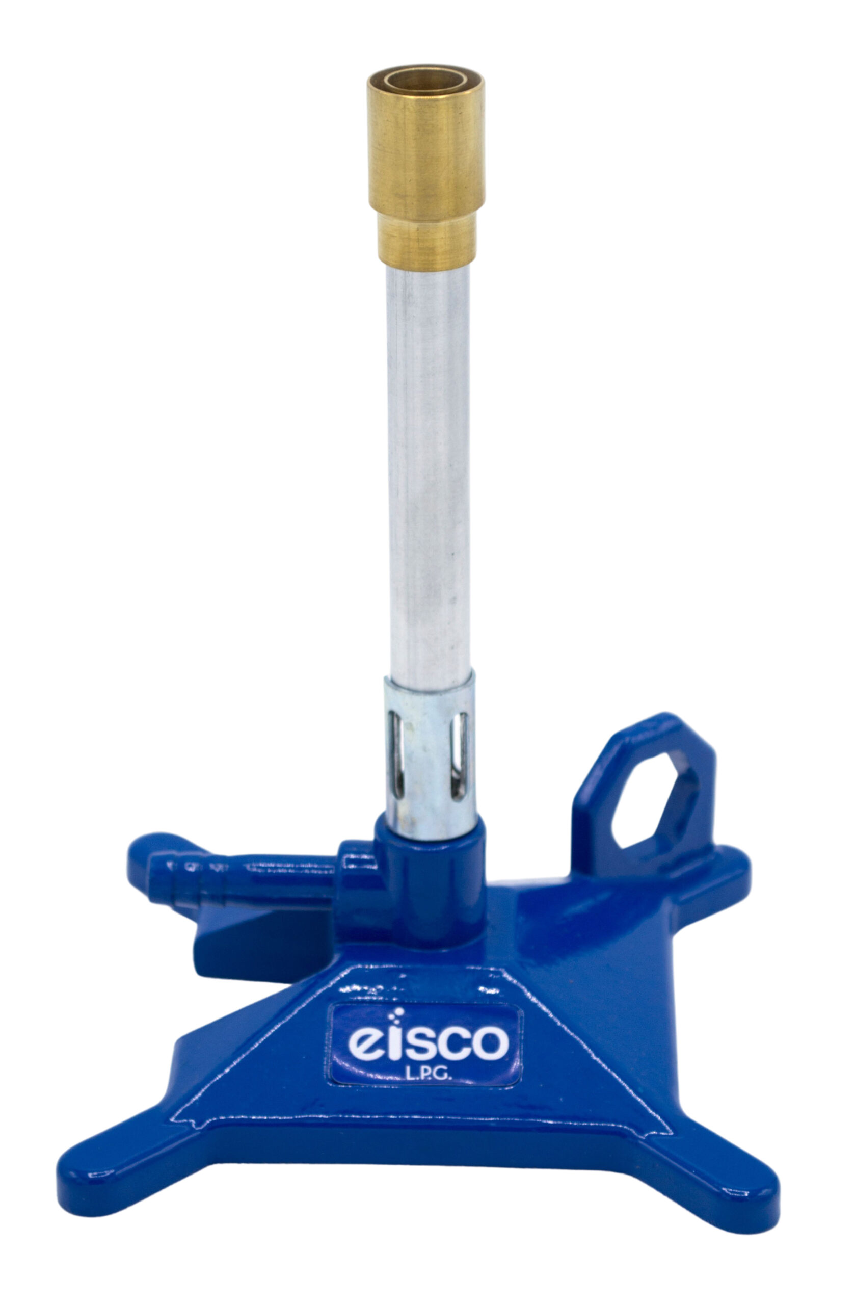 Bunsen Burner, LPG - Flame Stabilizer, Air Flow Adjustable - Cast Iron StabiliBase, Anti-Tip Design with Handle - Suitable for use with LPG / Butane Gas