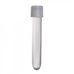 CULTURE TUBE 12X75MM, 5ML PS DUAL POS. CAP