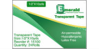 Transparent Surgical Tape, 1/2"x10, 288/Pk