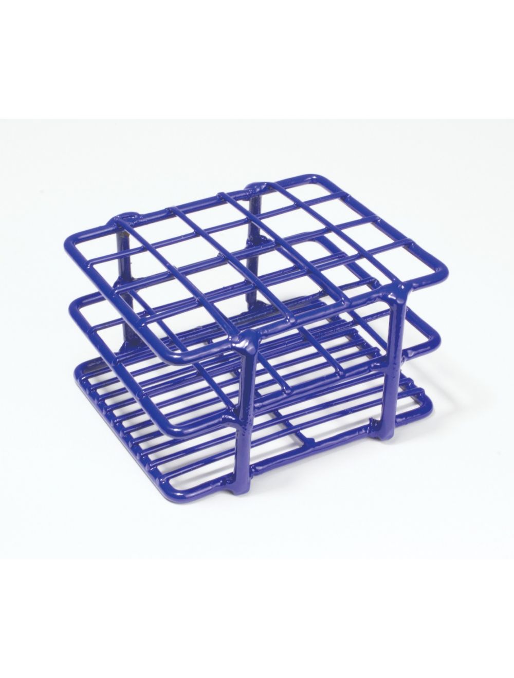 TEST TUBE RACK, WIRE, EPOXY-COATED, 20 PLACE, 16-20MM TUBES
