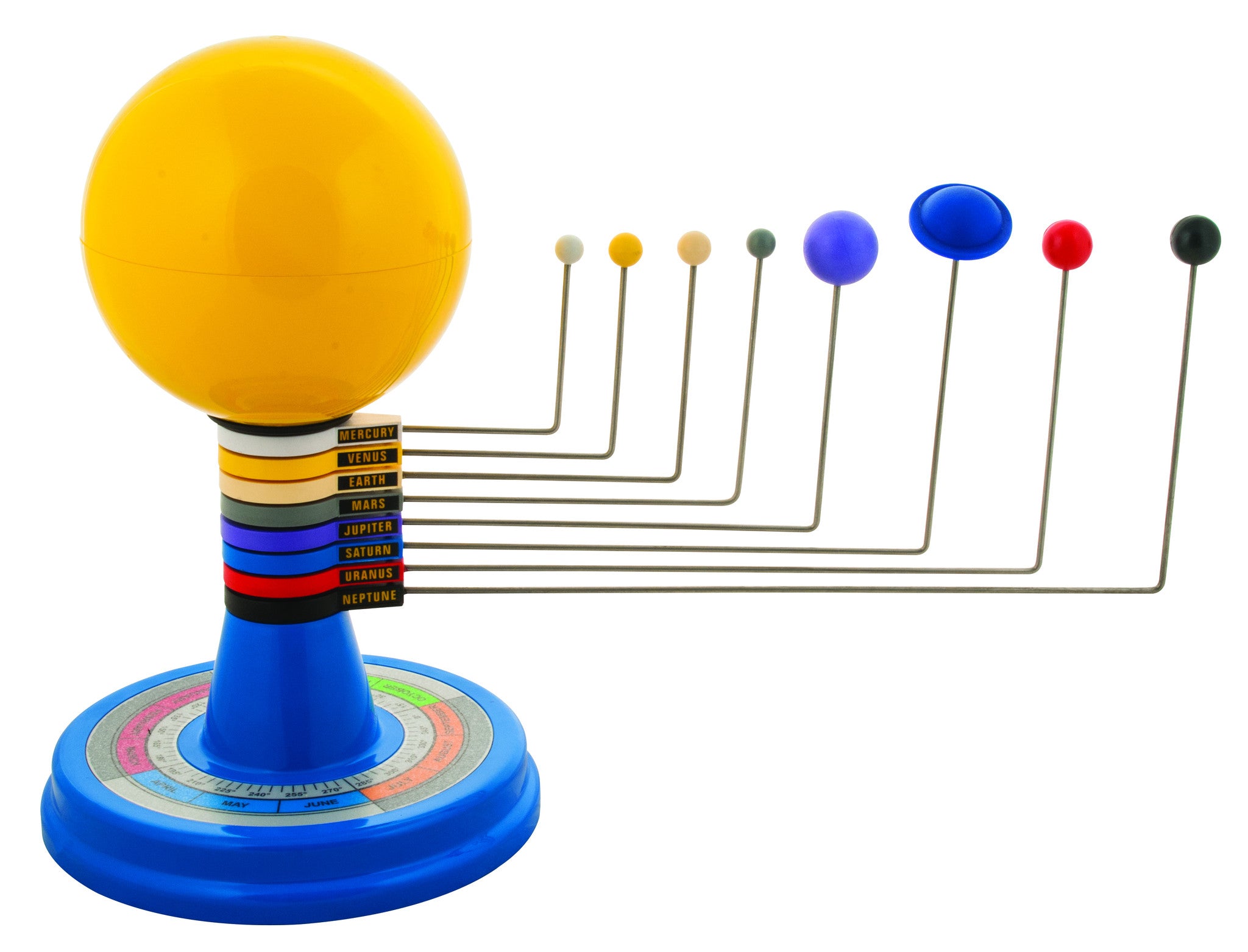 Solar System Model with Light Socket for Illumination