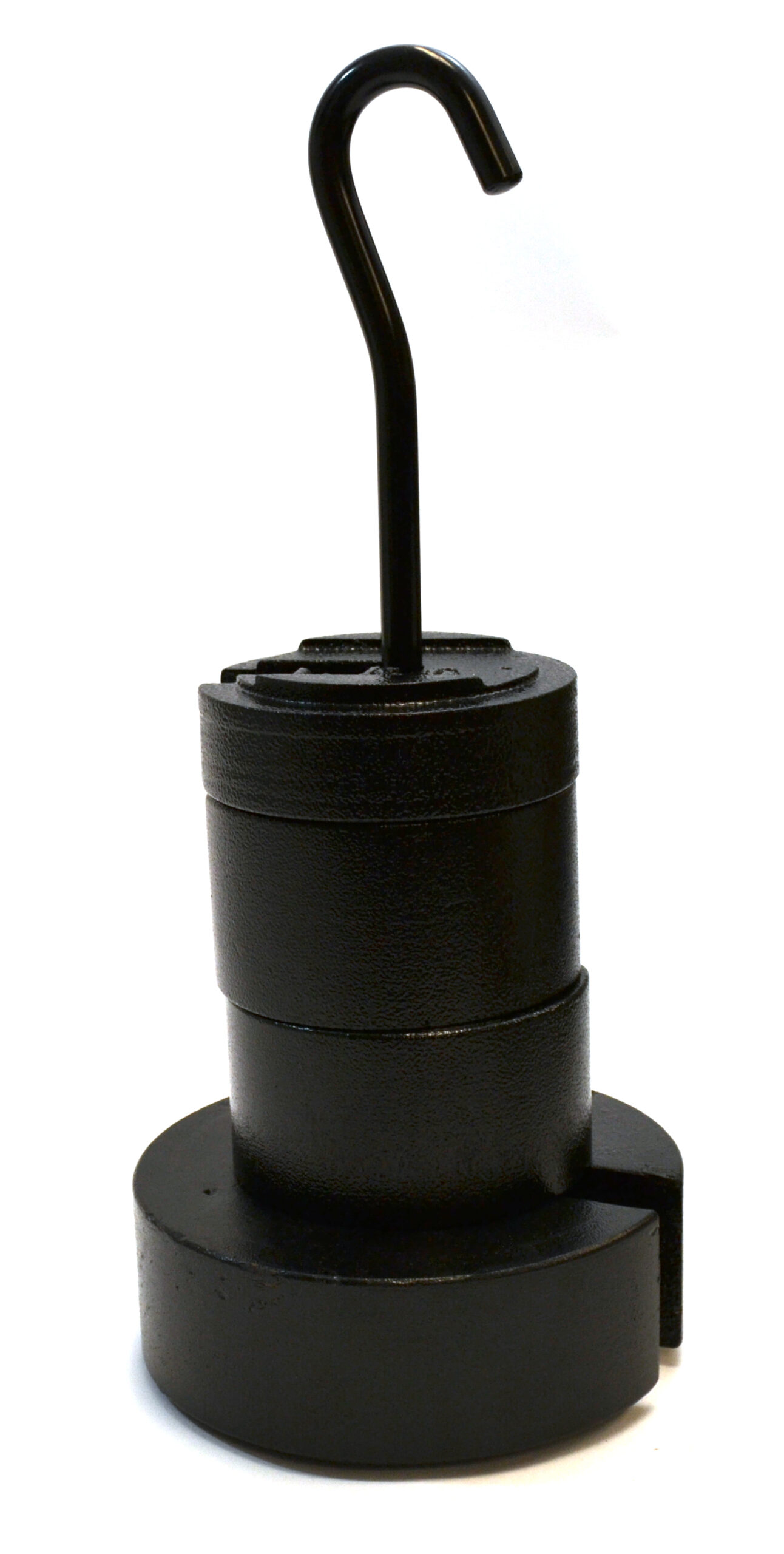 5 Piece, 10 Kg Stackable Cast Iron Slotted Mass Set - (1) 5 Kg, (2) 2 Kg, (1) 1 Kg, (1) 0.5 Kg Hanger